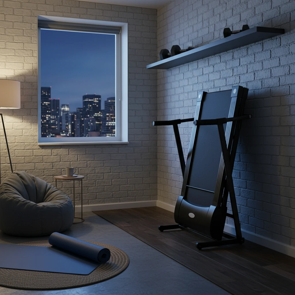 Compact apartment home gym