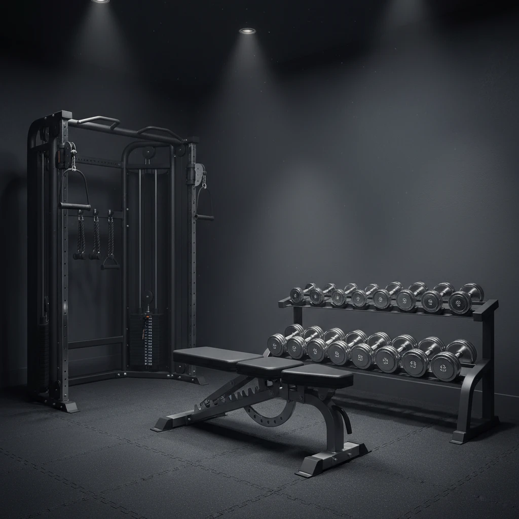 Home gym setup under 2000 dollars